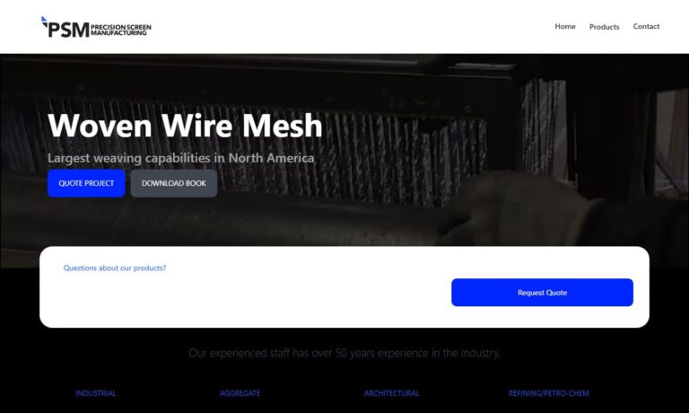 Precision Screen Manufacturing